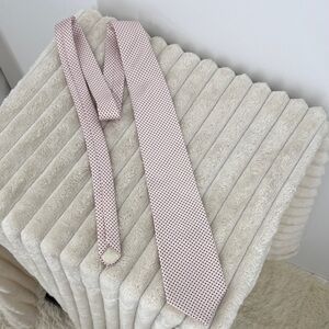 Bert Pulitzer 100% Silk Light Pink Polka Dot Men's Tie